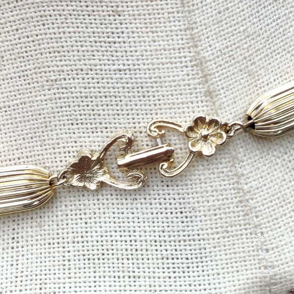 Vintage gold chain necklace - Picture 4 of 5